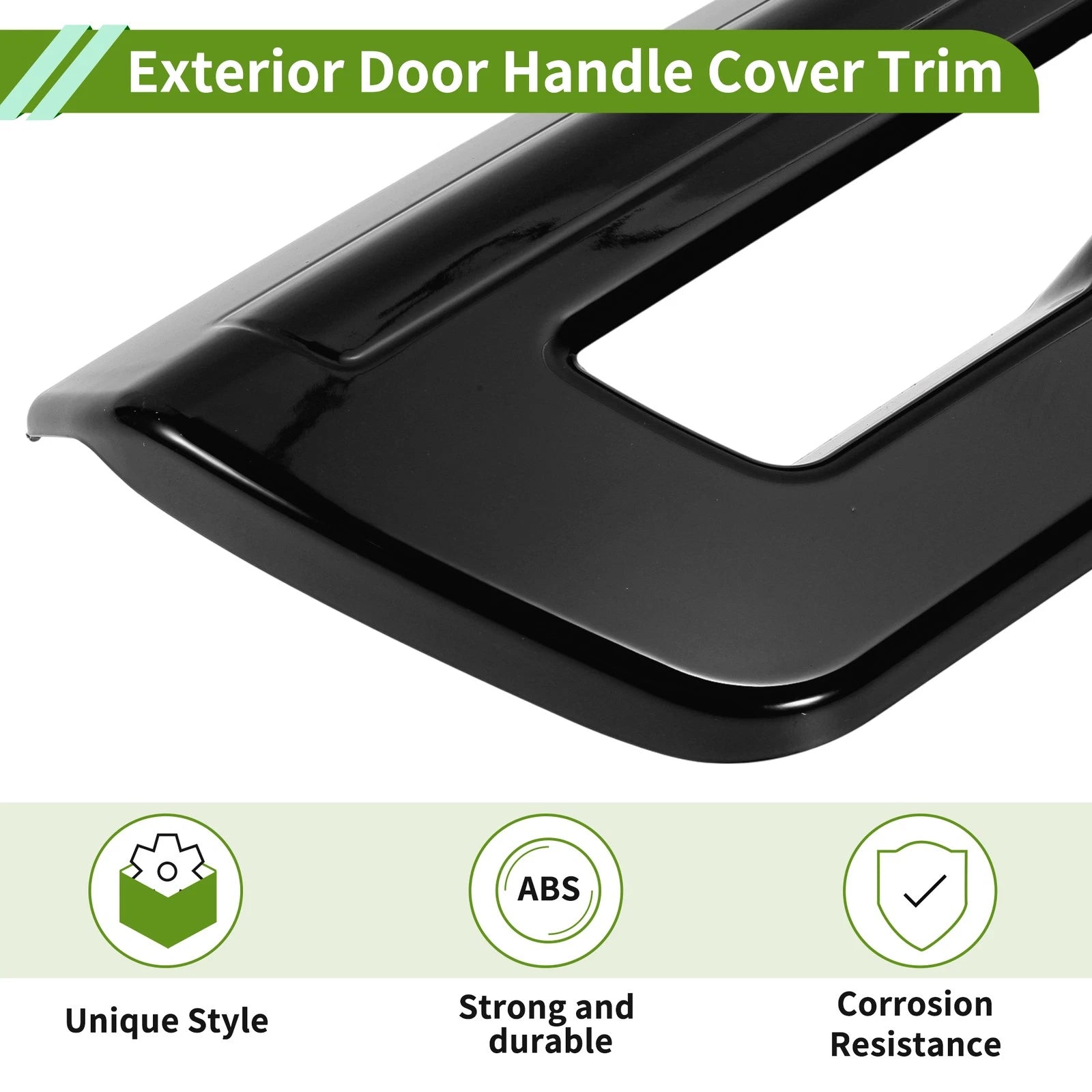 Exterior Trim Tailgate for Ford F150 (2015–2020) Gloss Black 1 Pc
