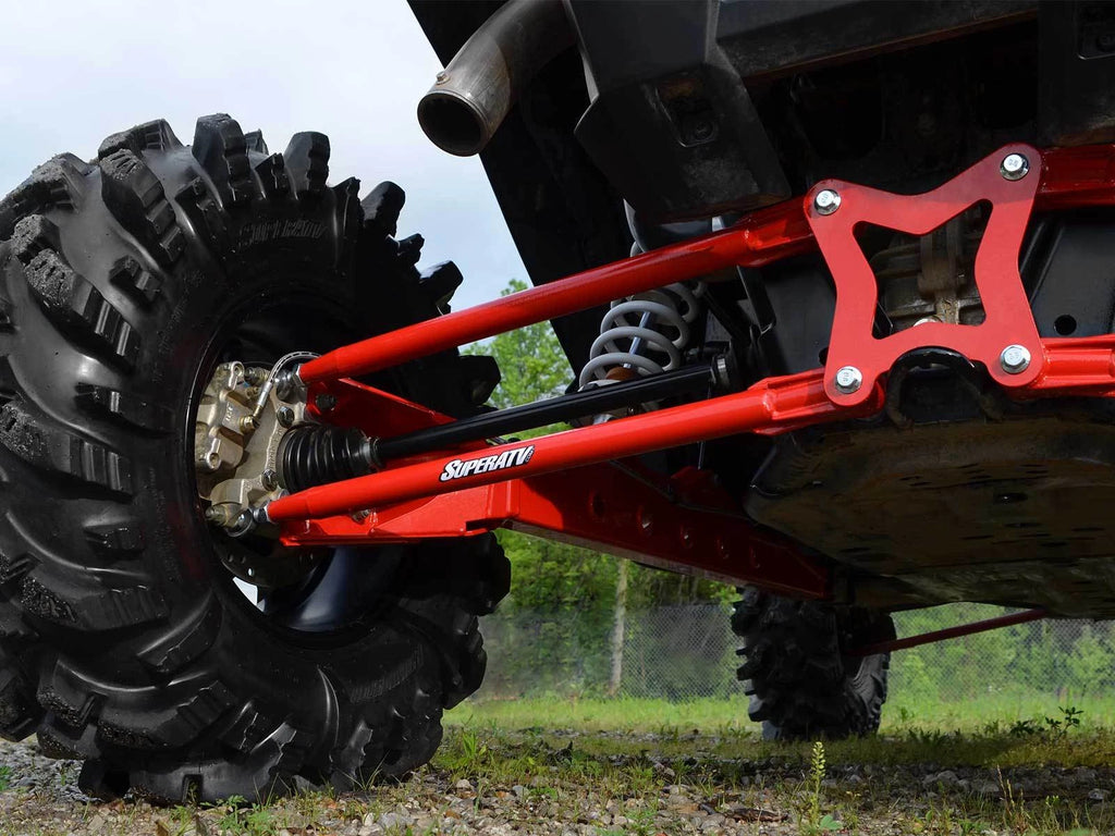 SuperATV Round Tubed Rear Radius Arms for Polaris RZR RS1 (2018–2021)