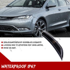 Set of 2 Smoked Lens Front Bumper Side Marker Lights for Chrysler 200 (2015–2017)