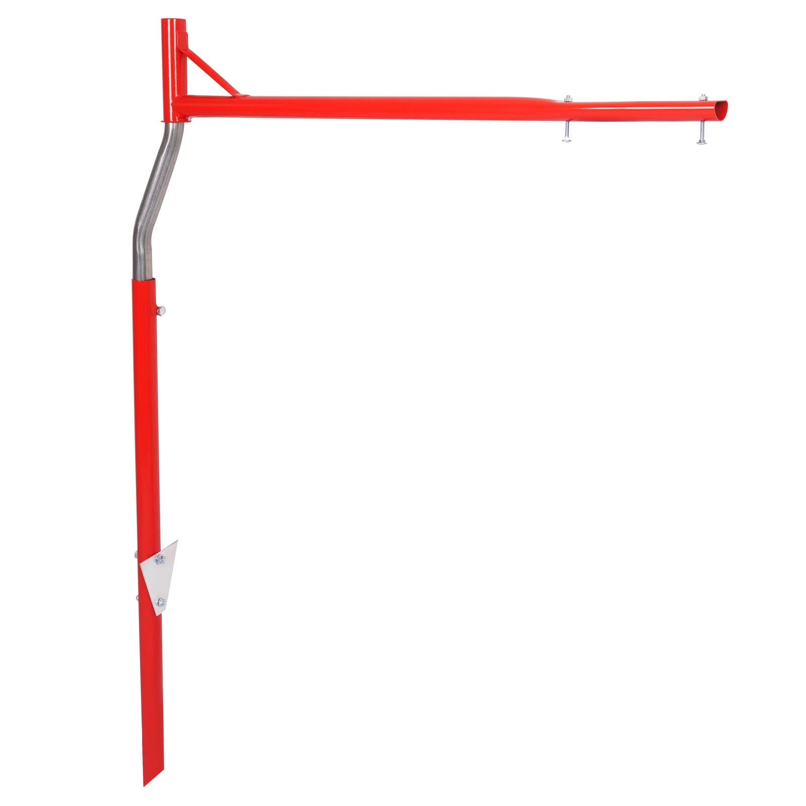 Mailbox Post Support for Universal Use (Galvanized)
