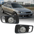 Pair of Front Fog Lights for Honda Civic (1999–2000) - Left + Right