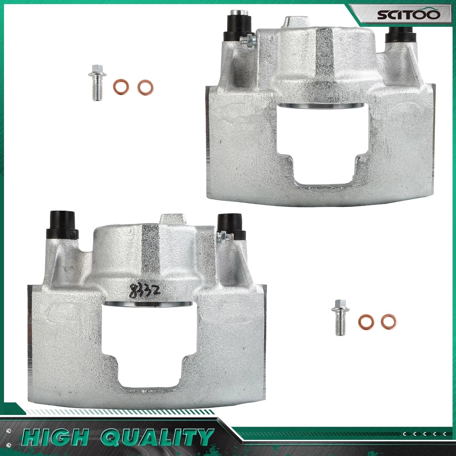 Front Pair Brake Calipers for Chevrolet Express 2500 (1996–2002)