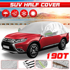 2X 66" SUV Half Body Sun Shade Waterproof Snow Resistant Cover