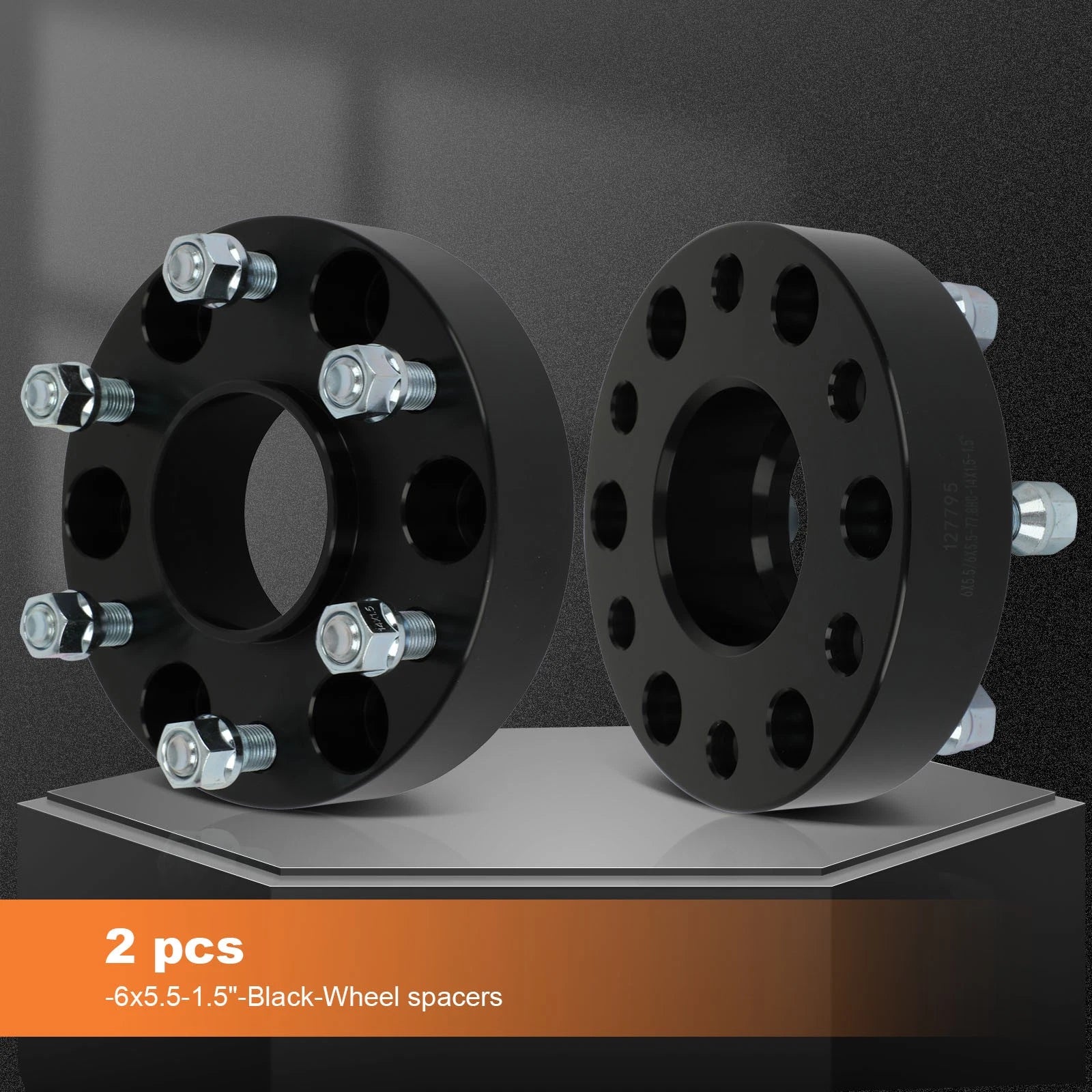 2X 1.5" Hubcentric Wheel Spacers for Ram 1500 (2019–2025) 6x5.5 14x1.5