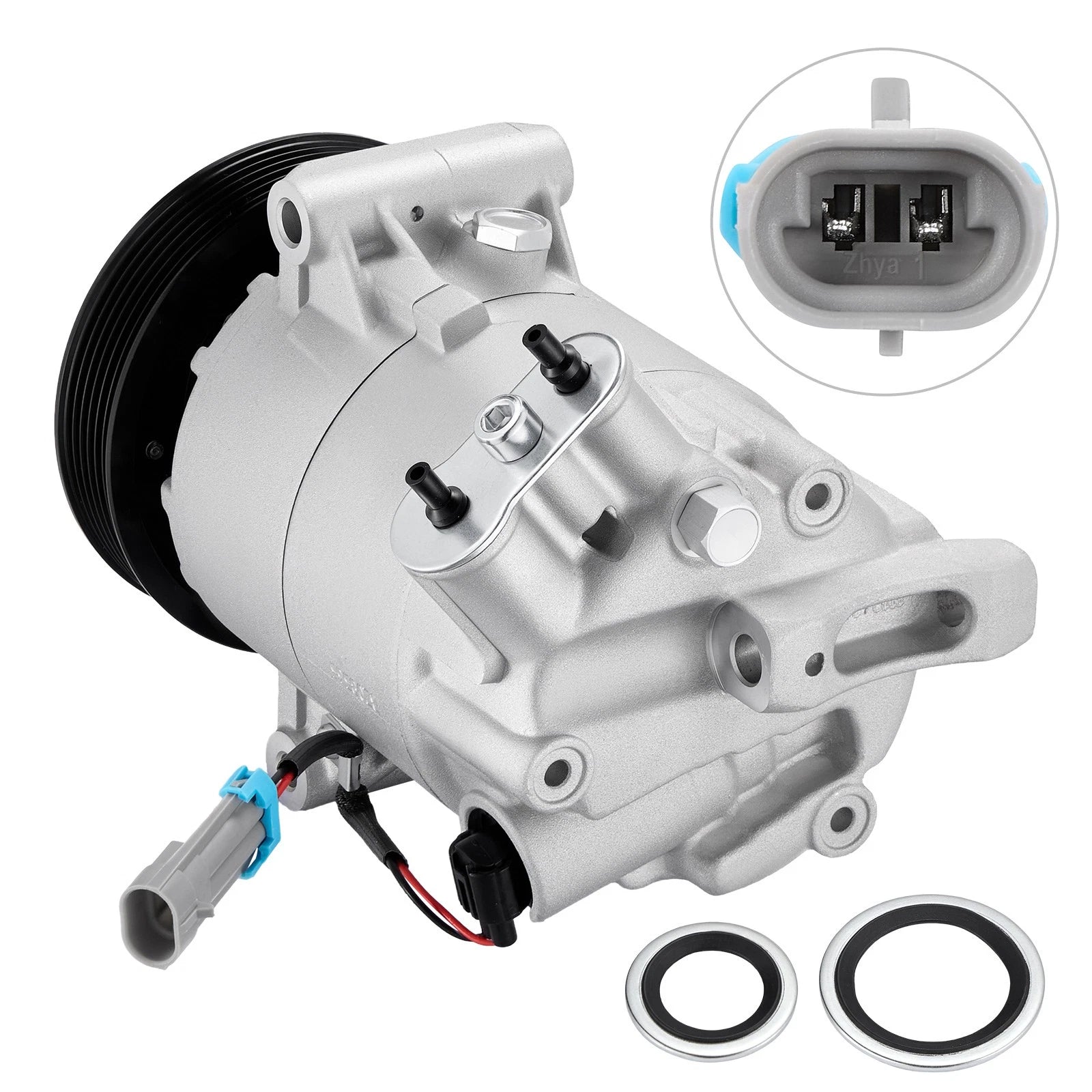 A/C Compressor w/Clutch for Buick Regal (2011), LaCrosse (2010), Saab 9-5 (1998–2009) CO22157C