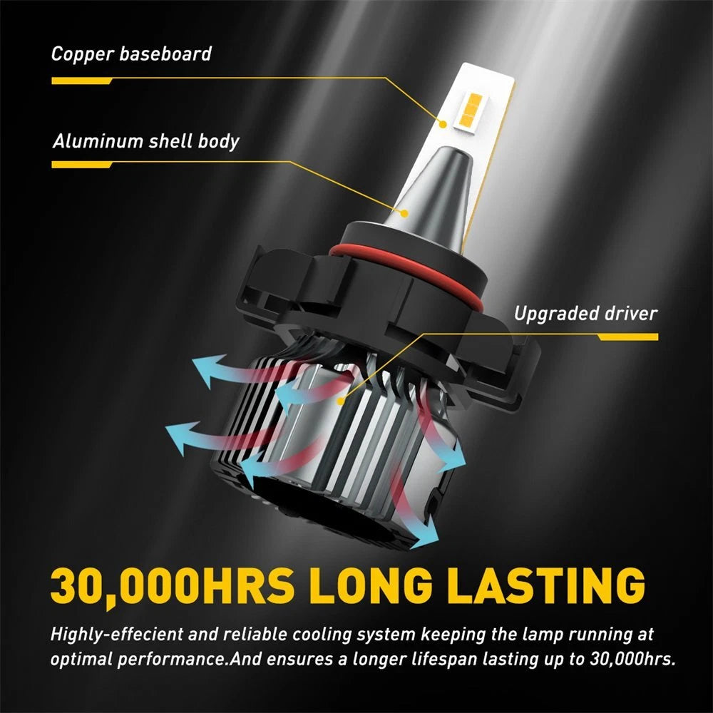 2X LED Daytime Running Light Bulbs