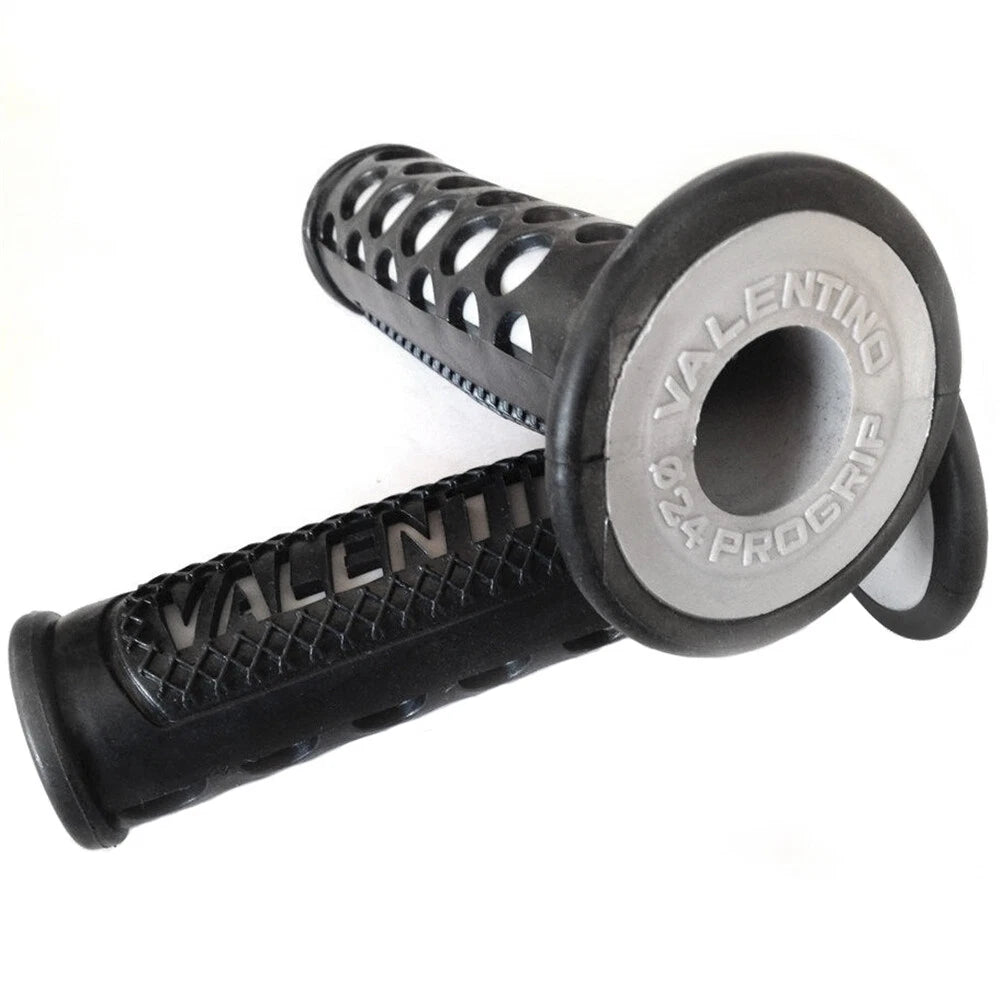 7/8" Valentino Engraved Gray Grips for Yamaha FZR YZF 600 (1990–1999)