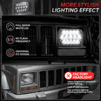 LED Headlight Assembly for Chevrolet Express/Savana 2500/3500 (1984–2020)