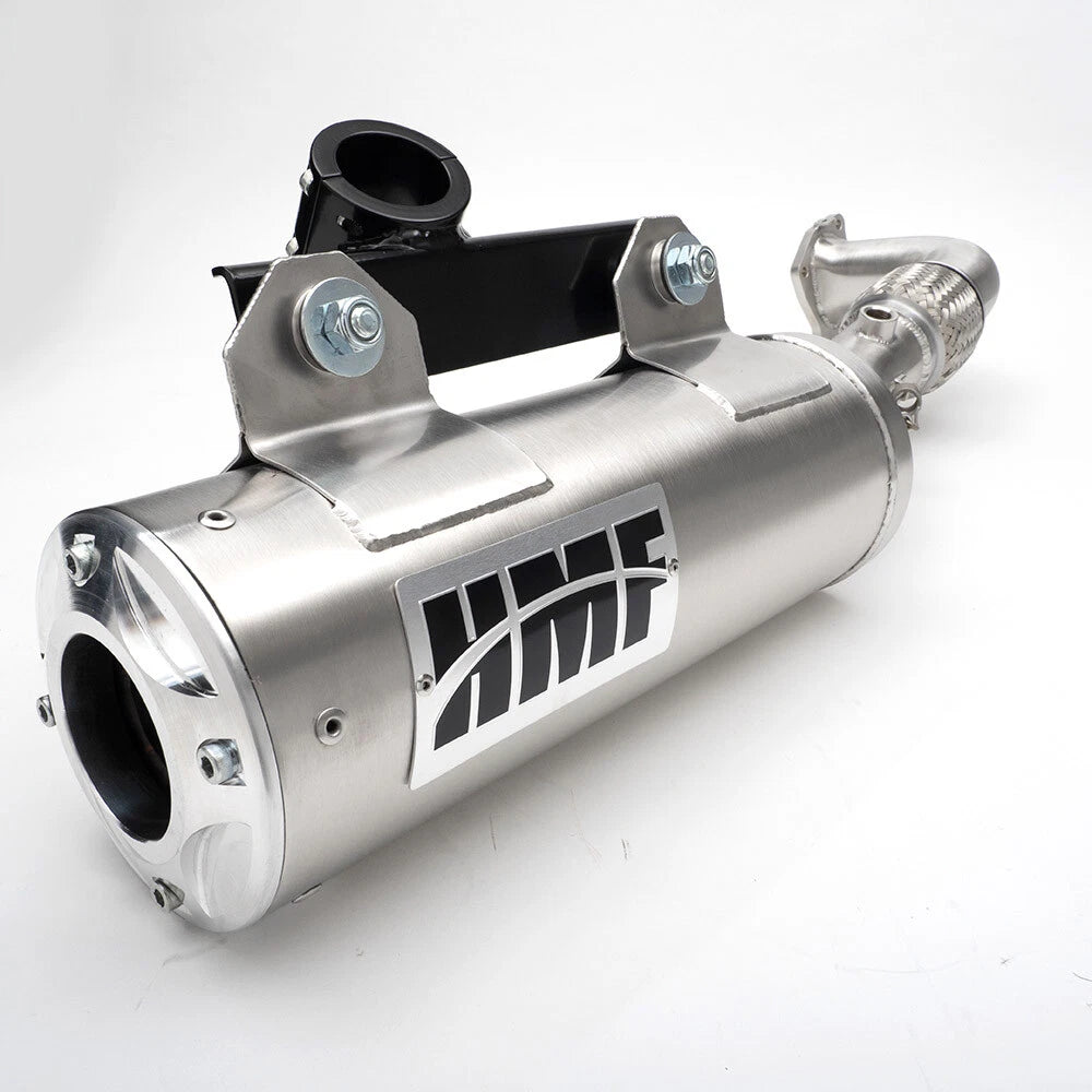 HMF Racing Brushed Titan SS Exhaust for Polaris RZR Pro XP (2020–2022)