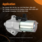 Starter Motor for Acura RLX (2014-2017) Honda Accord V6 (2013-2017)
