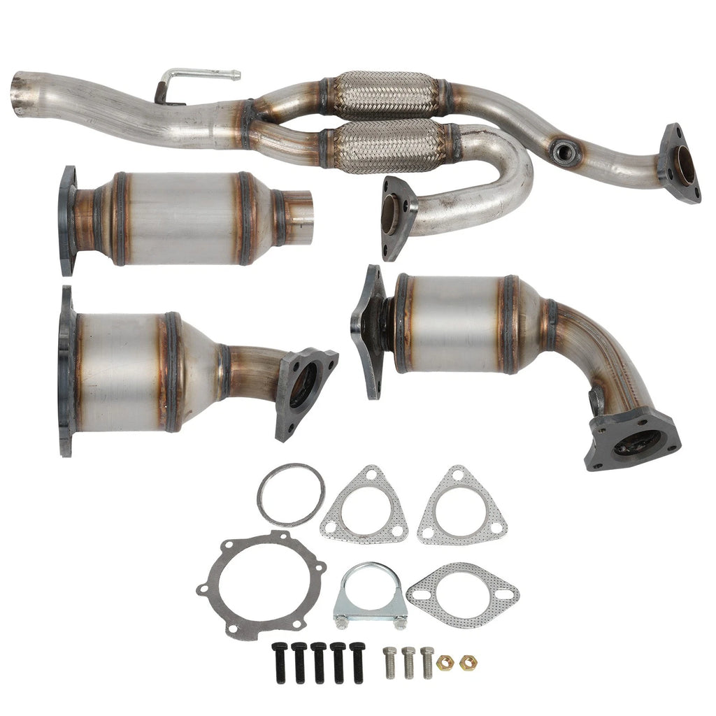3PCS Catalytic Converter Set for Nissan Maxima 3.5L (2004–2006) & Quest (2004–2009)