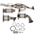 3PCS Catalytic Converter Set for Nissan Maxima 3.5L (2004–2006) & Quest (2004–2009)
