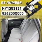 Interior Door Handle for Hyundai Elantra (2007–2010) RH Chrome Plastic
