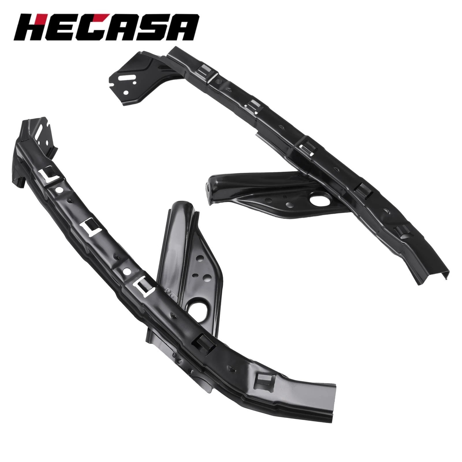 Set of 2 Headlight Bumper Brackets for Honda Civic (2012–2015)