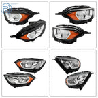 Halogen Headlight Assembly Pair for Ford EcoSport (2018–2022)