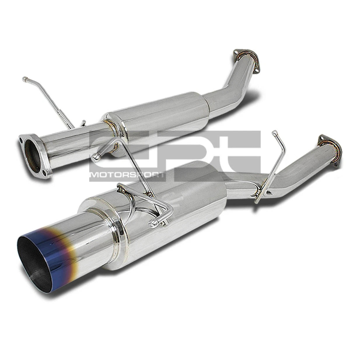 4" Catback Exhaust Muffler for Nissan 240SX Silvia S13 (1989–1994) Burnt Tip