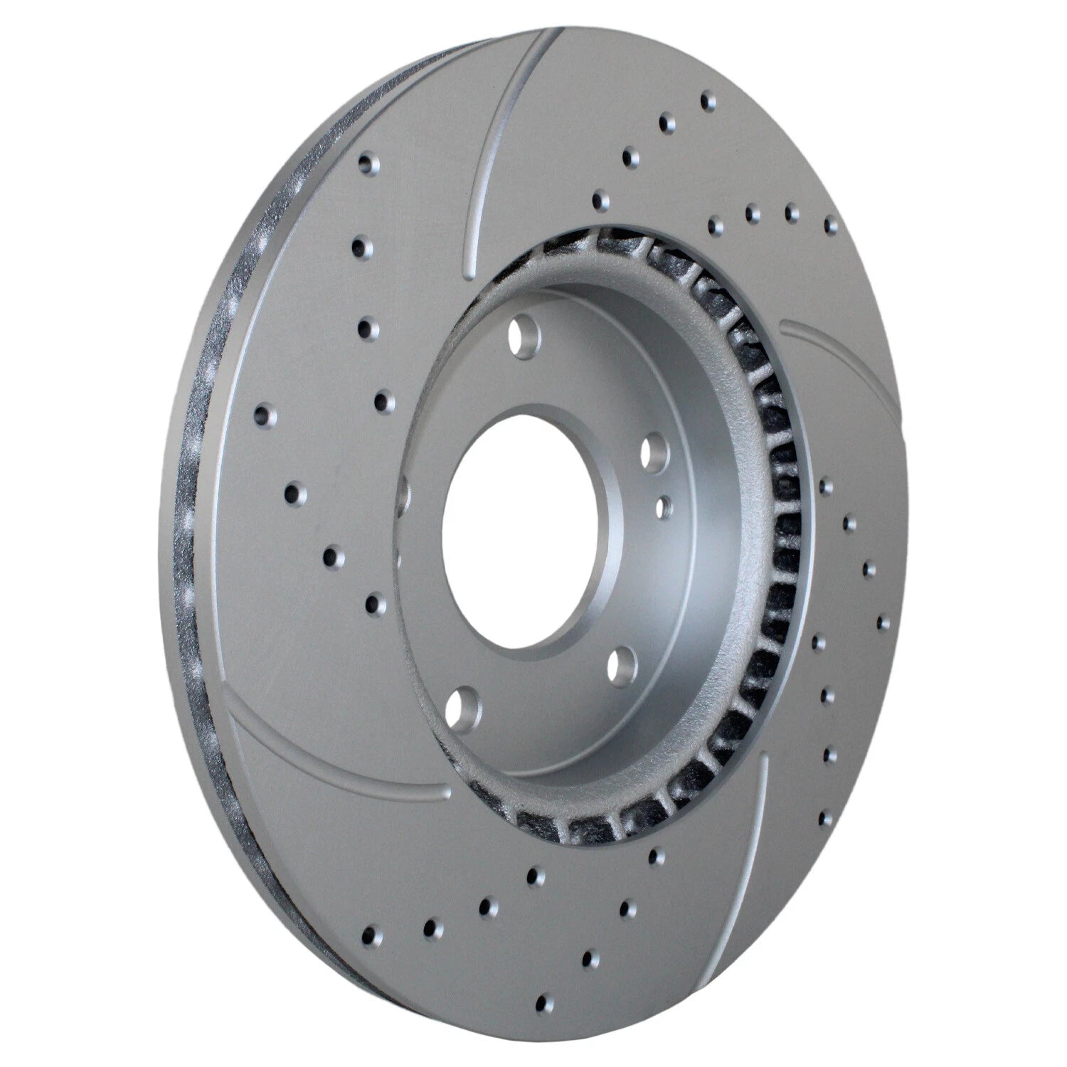 2X Front Drilled Coated 280mm Brake Rotors for Hyundai Kia