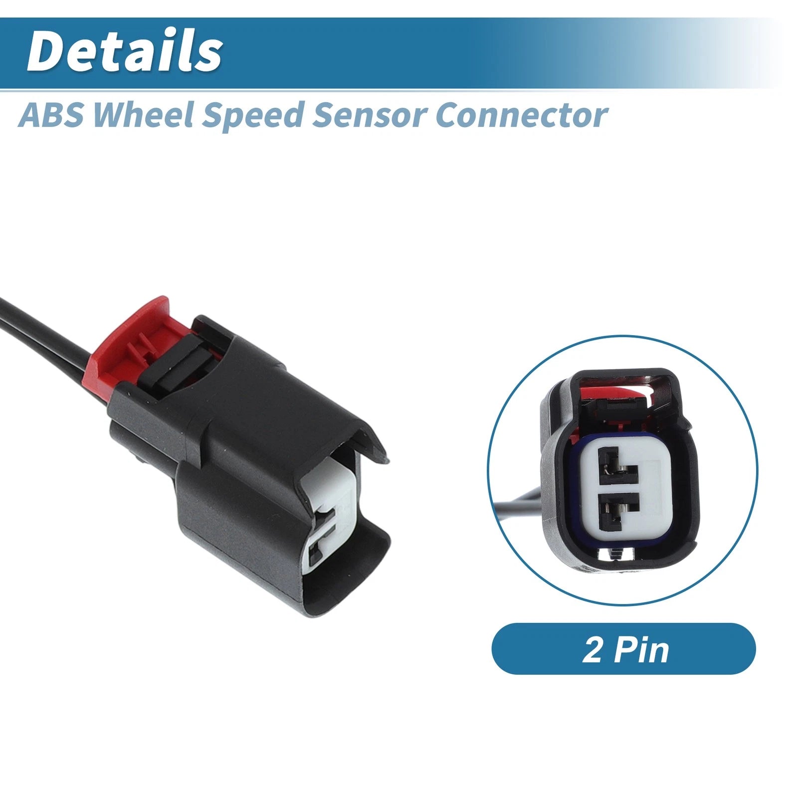 ABS Wheel Speed Sensor Connector for Dodge Jeep (88861094/52125003AB)