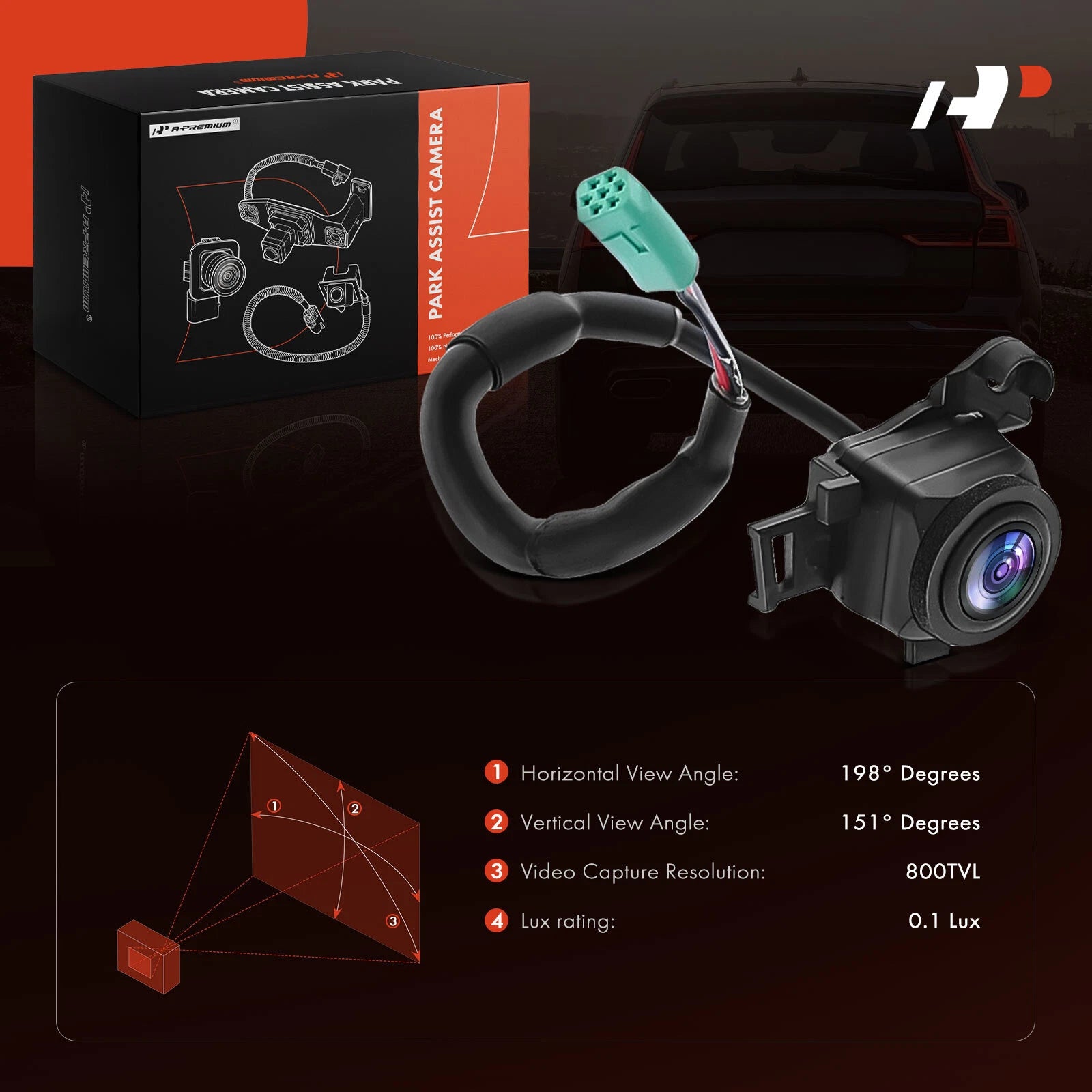 Right Back-Up Park Assist Camera for Toyota Camry (2018-2020)
