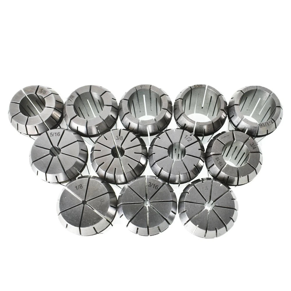 Set of 12 Spring Collets for ER40 (Universal)