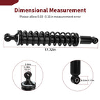Set of 2 Front & Rear Shock Absorbers for Honda Foreman 500 4x4 ES (2005–2011)