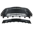 Set of 2 Front Upper and Lower Grilles for Chevrolet Trax (2017-2020)
