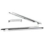 Chrome Down Tube Frame Covers for Harley Softail Twin Cam (2000-2006)