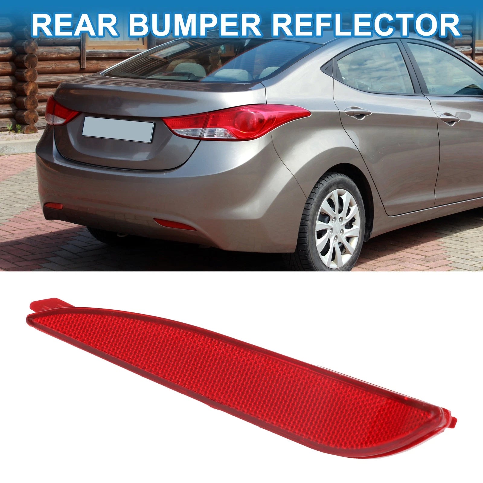 Rear Left Bumper Reflector for Hyundai Elantra (2011–2013) No. 924053X000