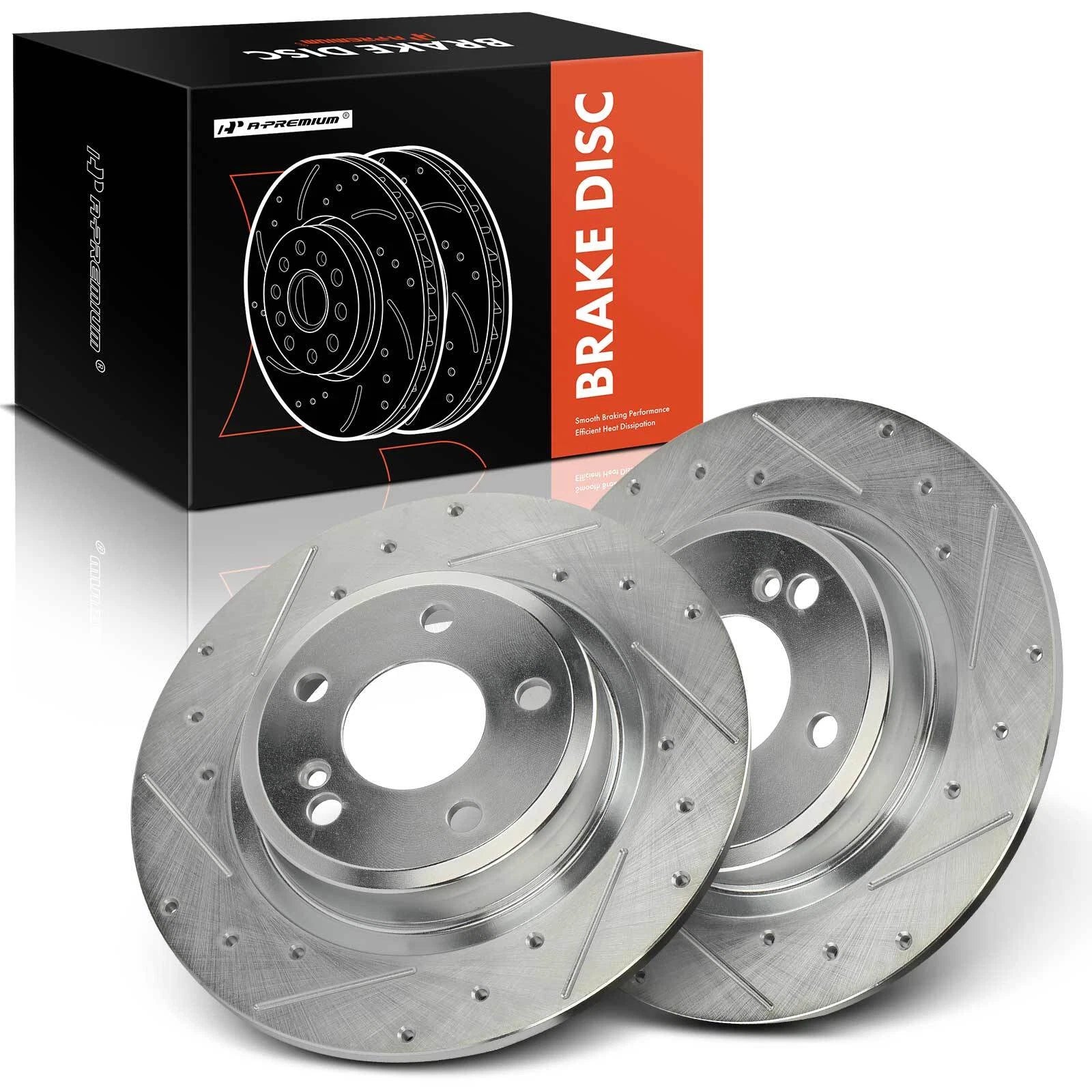 Rear Side Drilled Brake Rotors for Mercedes-Benz CLA250, QX30 (2014–2020)