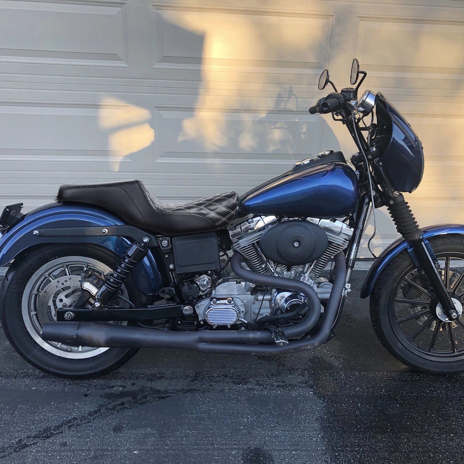 Step-up Gel Seat for Harley Dyna Fat Street Bob (2006–2017)