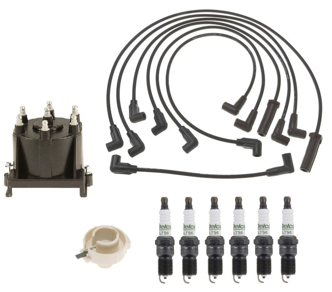 ACDelco Ignition Kit for Chevy G30 (1996) - Rotor, Cap, Wires, Spark Plugs