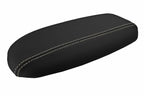 Leather Console Lid Armrest Cover for Ford Mustang (1994–2004) Beige Stitch