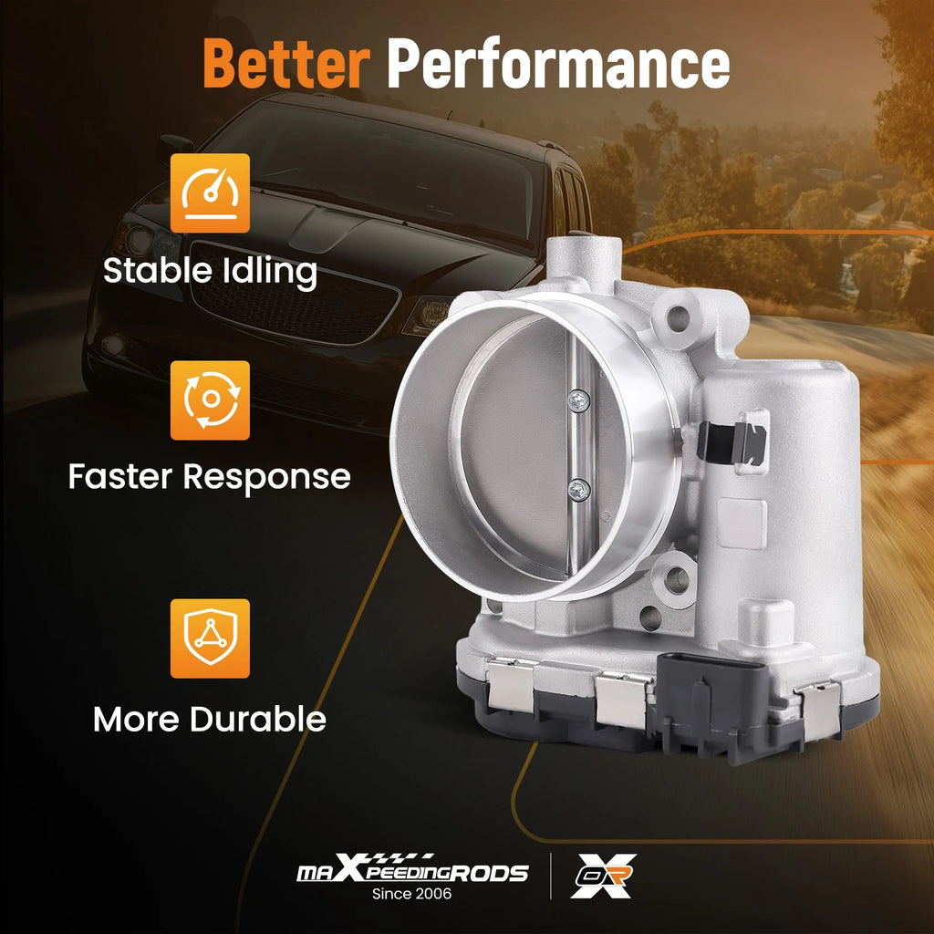 Throttle Body for Chrysler 200/300/Pacifica, Jeep Wrangler JK/Cherokee