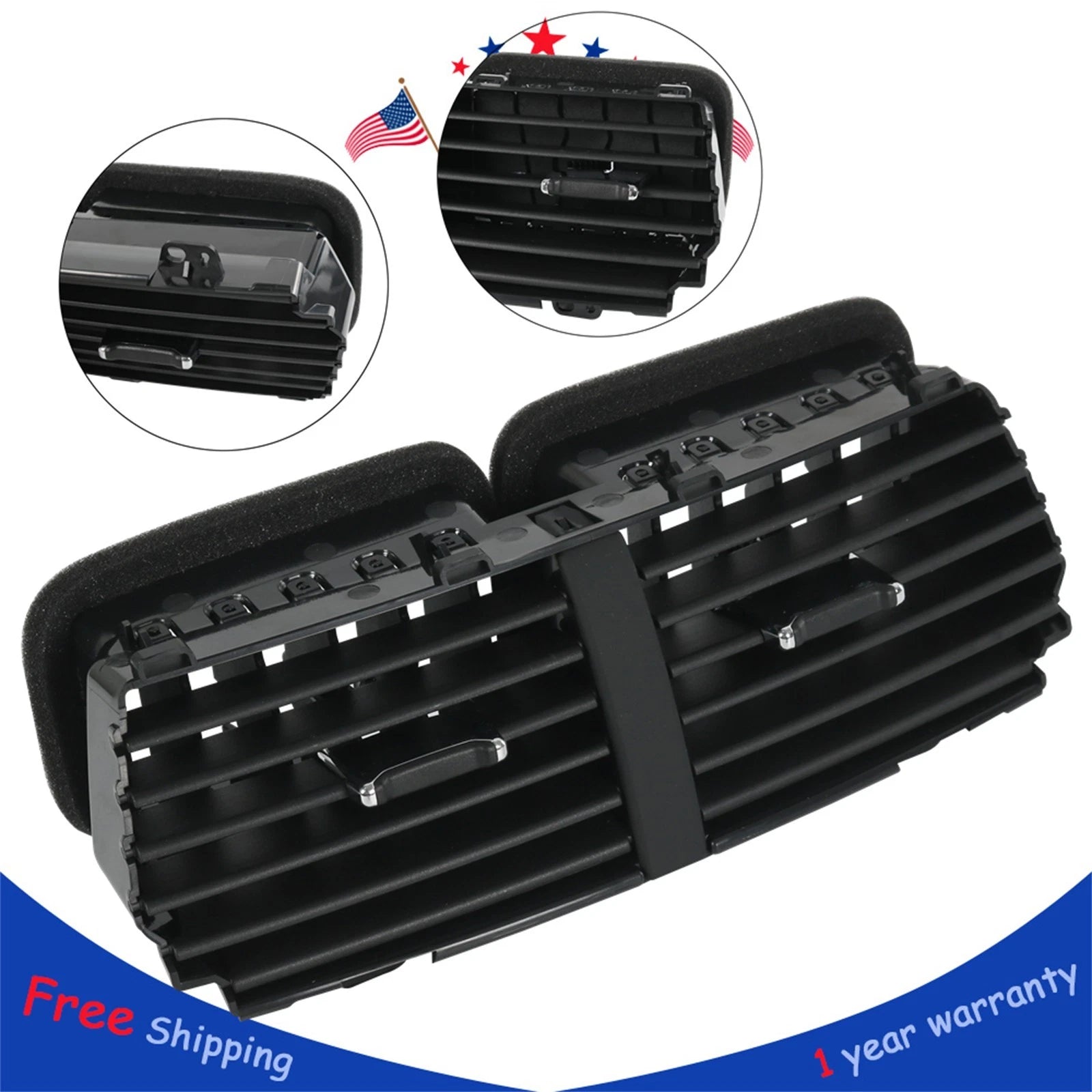 Dual Center Dash Air Vent for Ford Explorer (2016–2019)