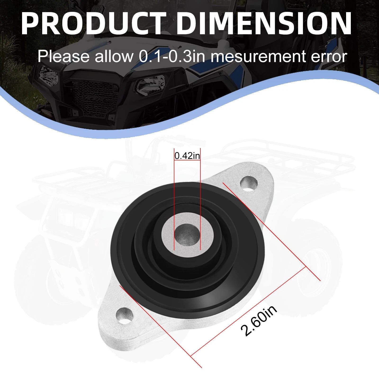 Engine Mount Set for Polaris RZR 800 (2008-2014)