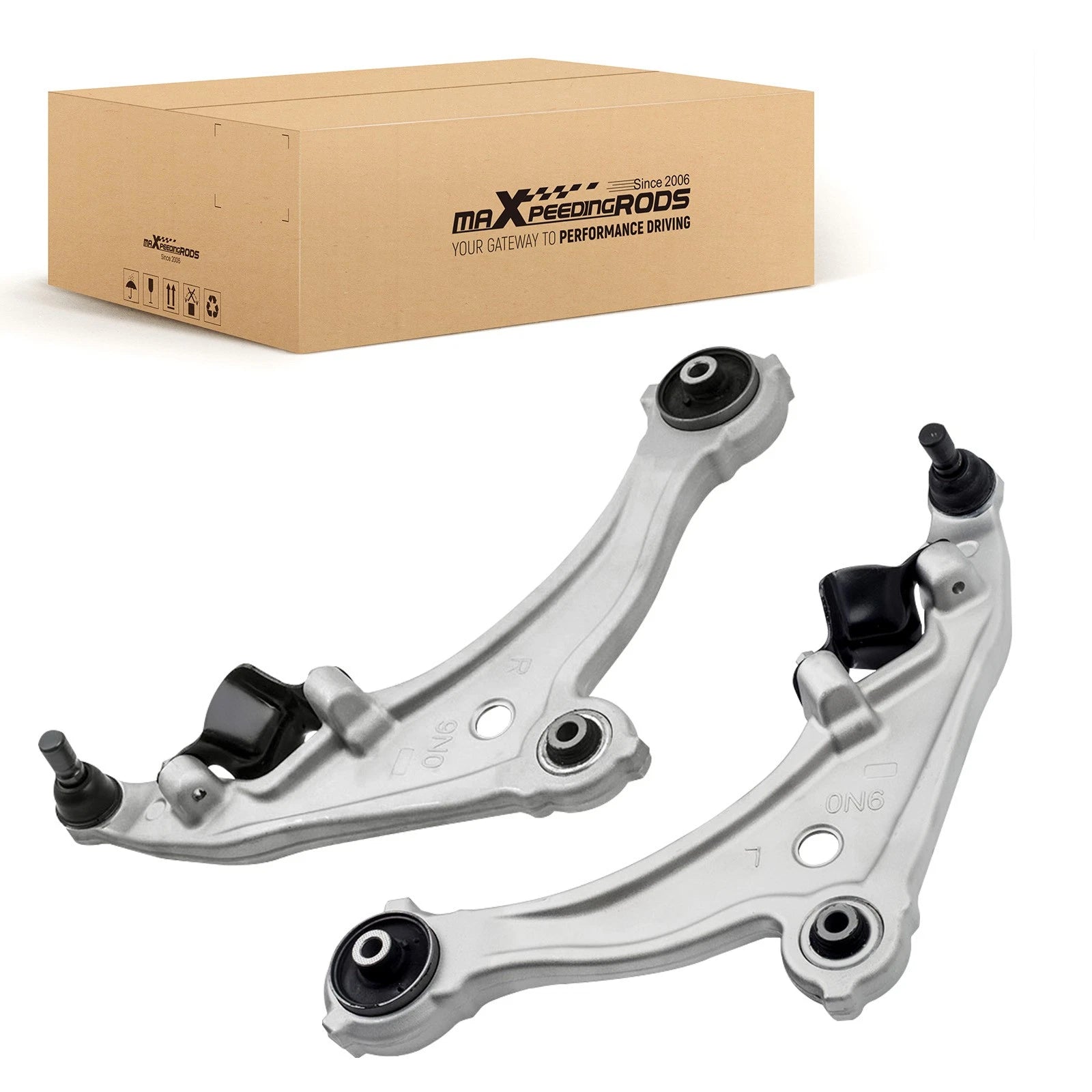 Set of 2 Front Lower Control Arms with Ball Joints for Nissan Maxima (2009–2014)