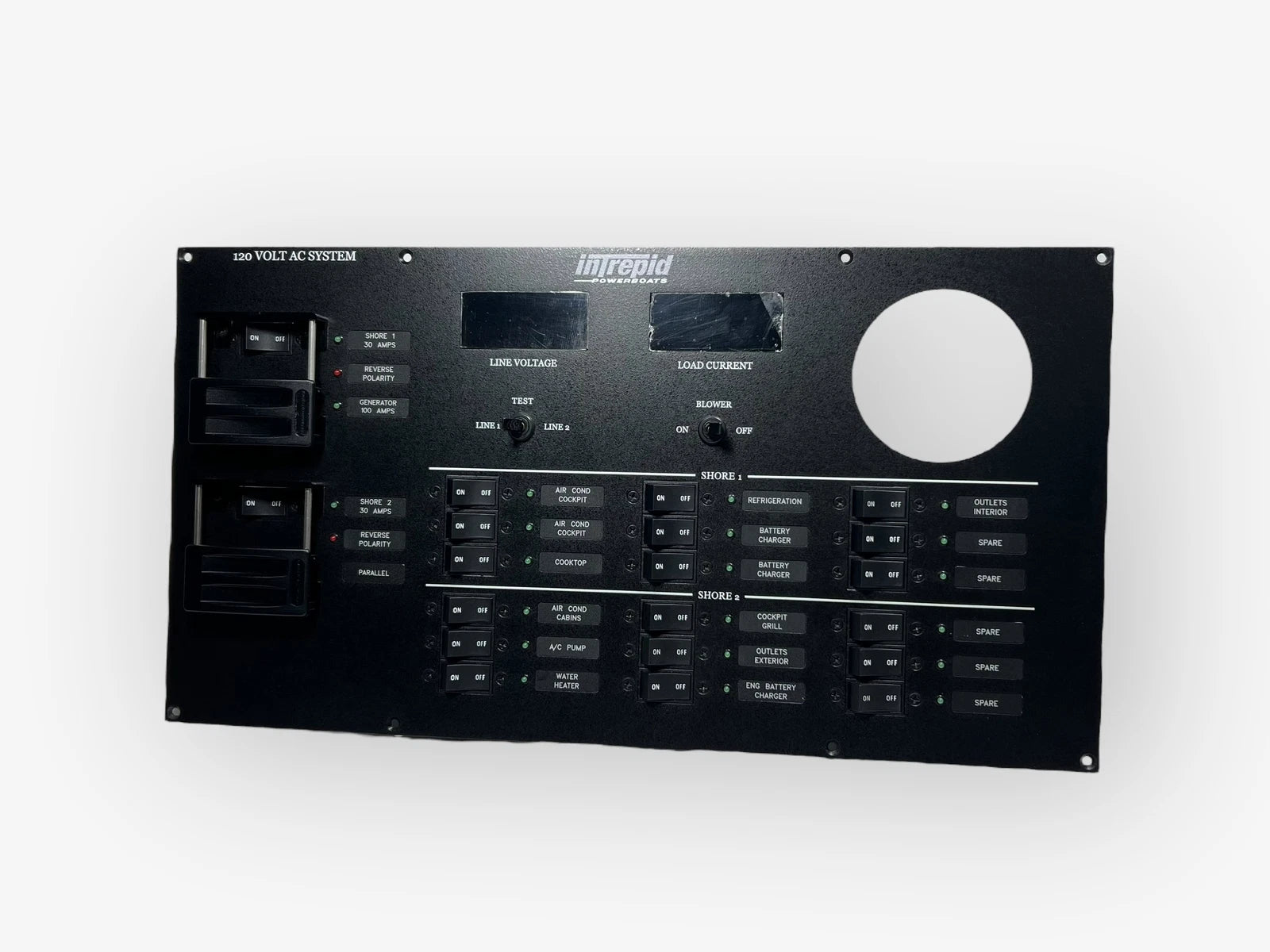 Electrical Switch Panel for Intrepid Marine (I-8331708) 120V 20.75in x 11in
