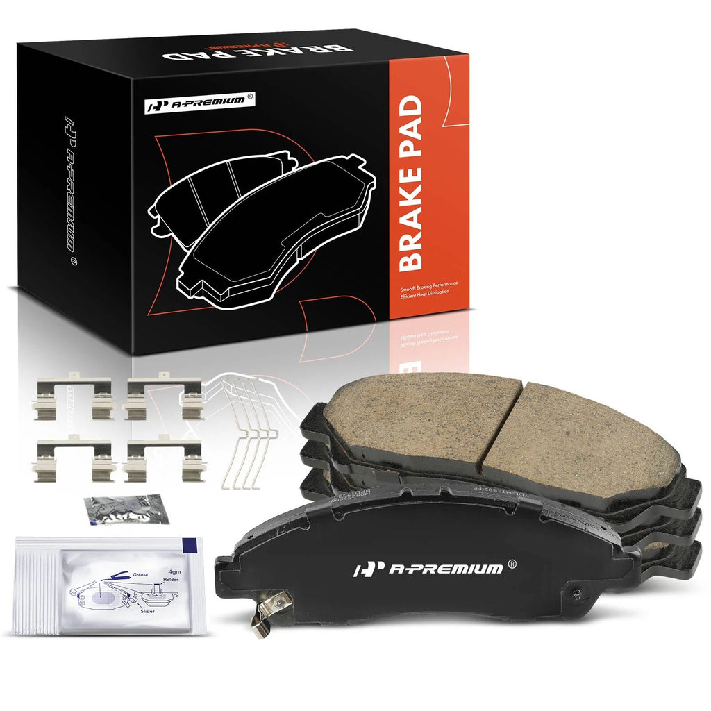 Set of 4 Front Ceramic Brake Pads for Honda Pilot (2016–2022) Acura MDX (2014–2020)