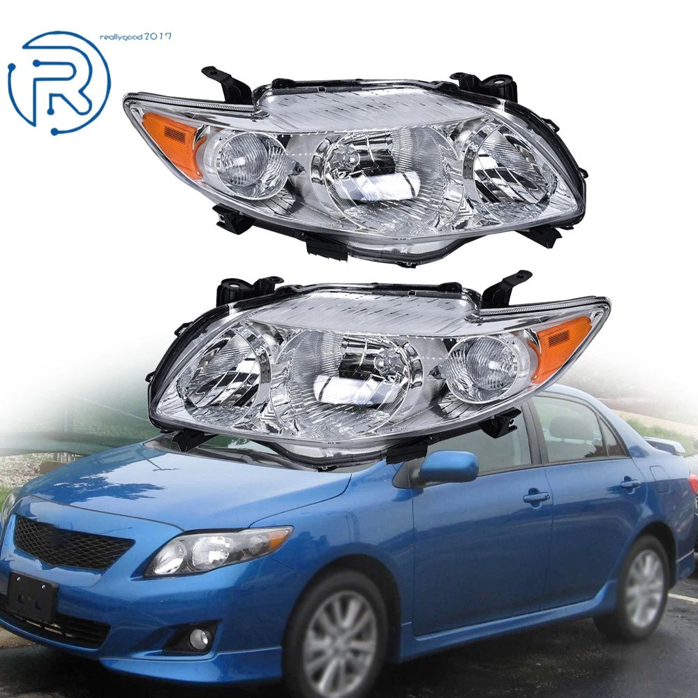Headlamp Assembly for Toyota Corolla (2009–2010) Pair