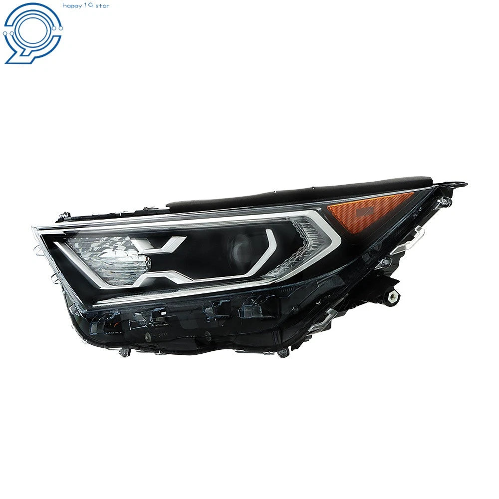 LED Headlight for Toyota RAV4 2019-2022 (Left Side, Black Bezel)