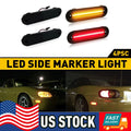 Set of 4 LED Smoked Turn Signal Side Marker Lights for Mazda Miata MX-5 (1990–2005)