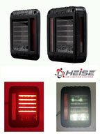 LED Tail Lights Replacement Transparent Lens for Jeep Wrangler JK (2007–2018)