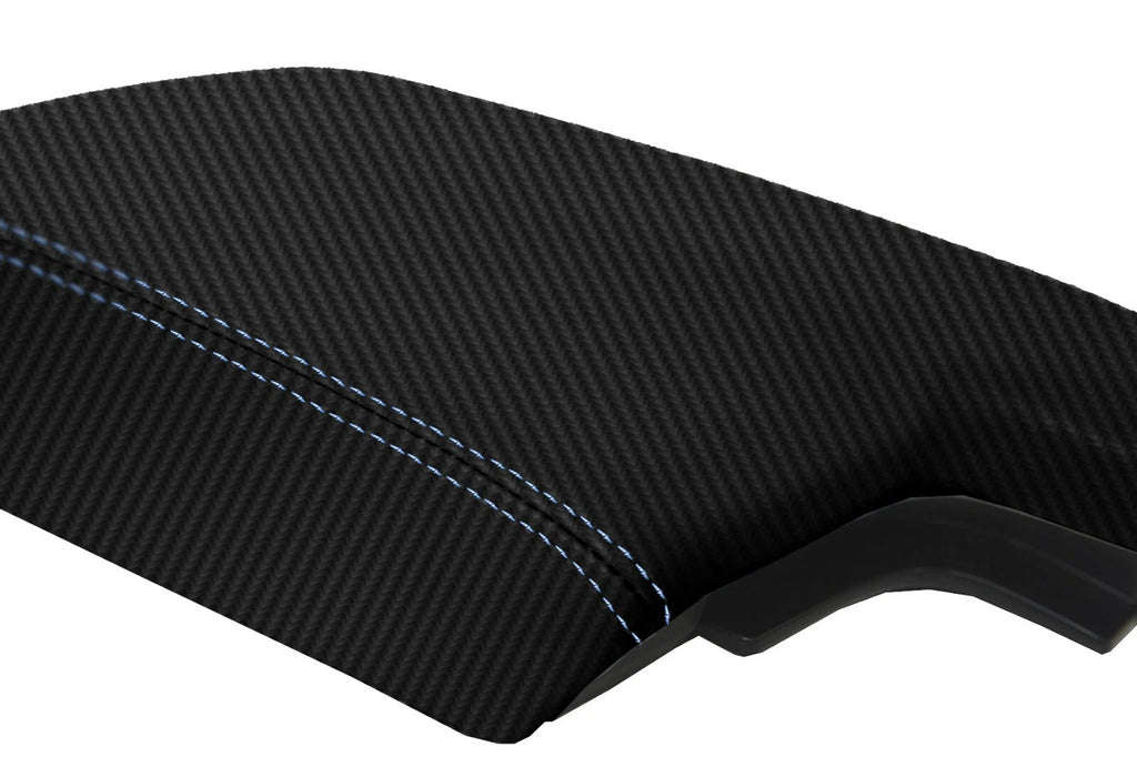 Carbon Fiber Console Armrest Cover for Subaru Crosstrek (2018–2020)