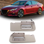 2X Sun Visors for Nissan Altima (2019–2024) with Lights & Mirrors