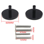 2Pcs Red Round Reflector Screw Bolt for Universal Motorcycle