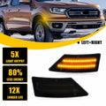 Side Mirror Turn Signal Light Lens for Ford Ranger (2019–2022) Amber
