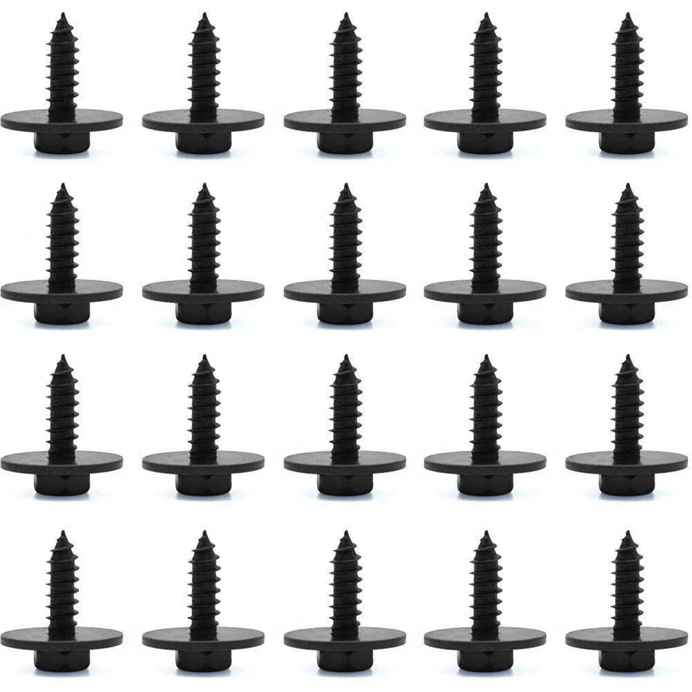 20Pcs Hex Head Screws Accessories Anti-corrosion for Bumper Engine Metal