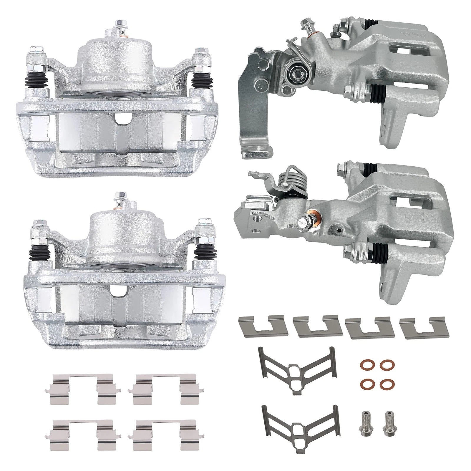 Front & Rear Brake Caliper Assembly for Honda Accord (2003–2007) 19-B2069 19-B2068