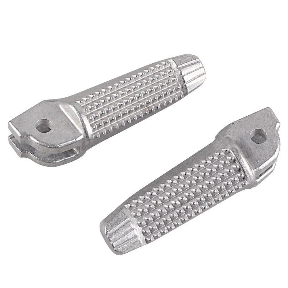 Set of 2 Front Foot Pegs for BMW K1200R (2004–2008) - Silver