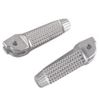 Set of 2 Front Foot Pegs for BMW K1200R (2004–2008) - Silver